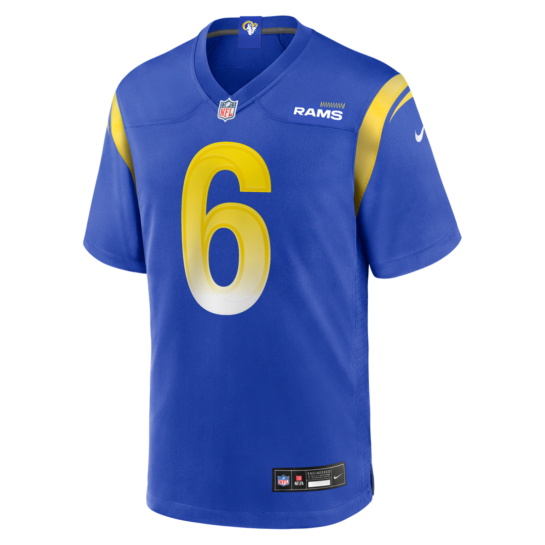 Los Angeles Rams Nick Hampton Nike Royal Team Game Jersey