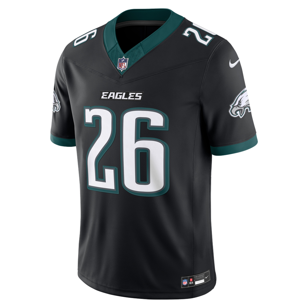 Philadelphia Eagles Saquon Barkley Nike Black Alternate Vapor F.U.S.E. Stitched Limited Jersey