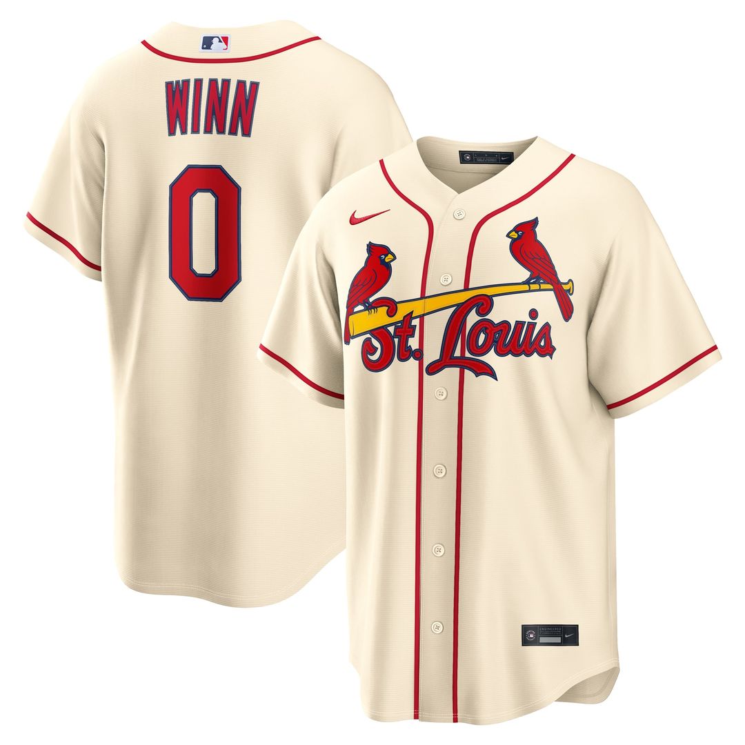 St. Louis Cardinals Masyn Winn Nike Light Blue Alternate Replica Jersey