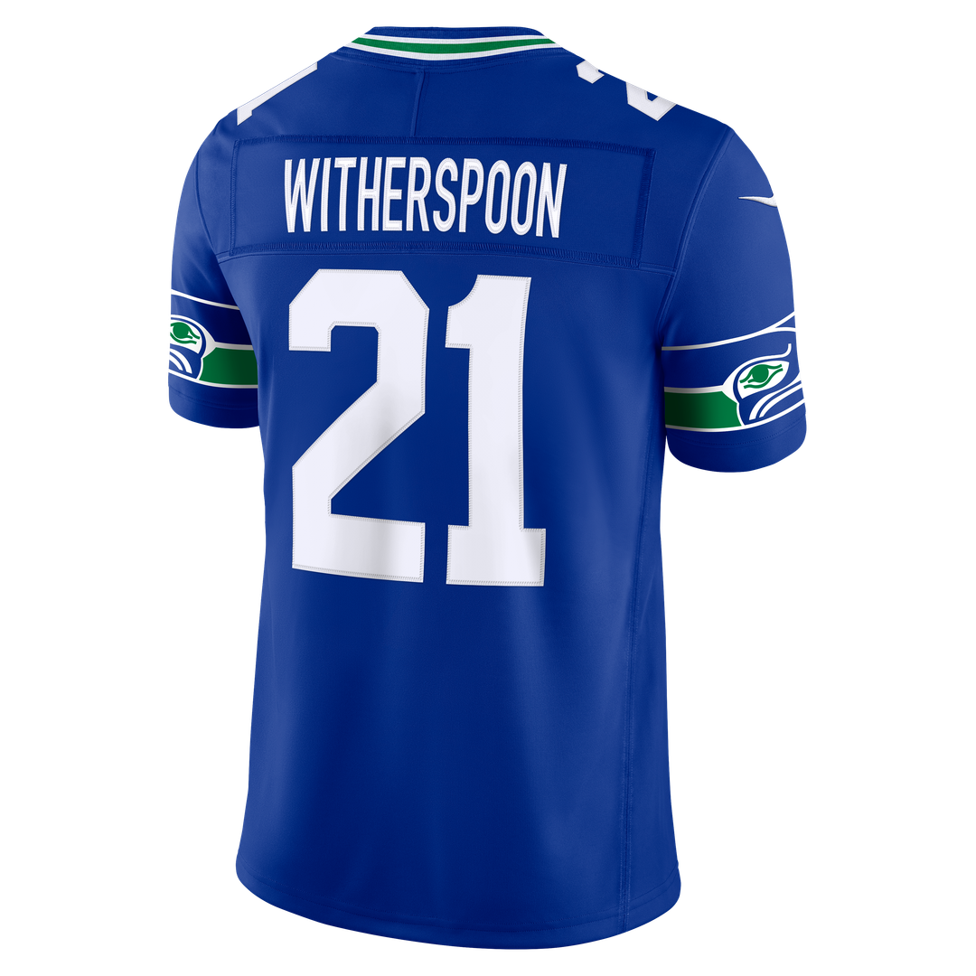Seattle Seahawks Devon Witherspoon Nike Royal Alternate Vapor F.U.S.E. Stitched Limited Jersey
