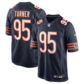 Chicago Bears Shemar Turner Nike Navy Team Game Jersey