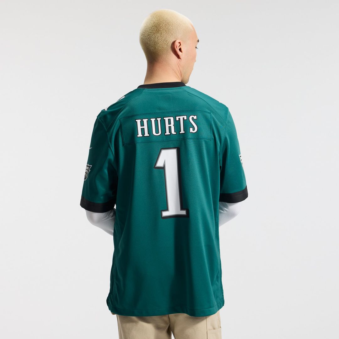 Philadelphia Eagles Jalen Hurts Nike Black Alternate Game Jersey