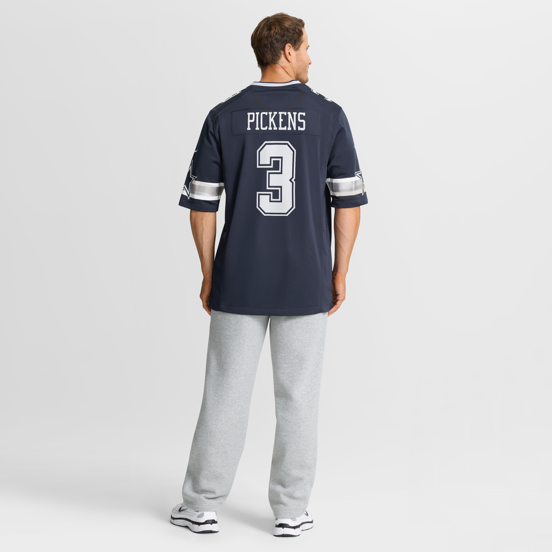 Dallas Cowboys George Pickens Nike Navy Game Jersey