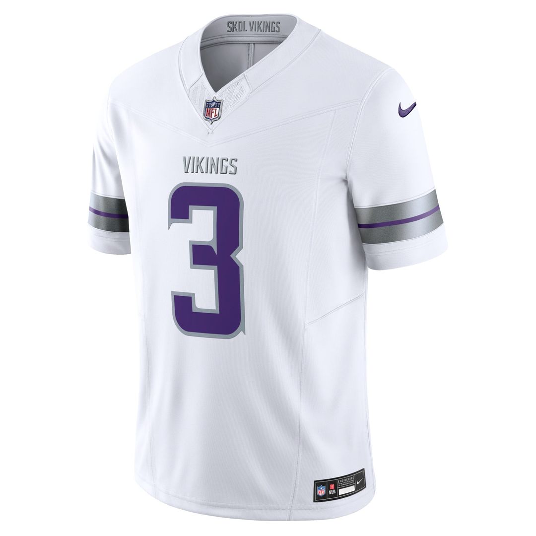 Minnesota Vikings Jordan Addison Nike White Alternate Vapor F.U.S.E. Limited Jersey