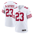 San Francisco 49ers Christian McCaffrey Nike White Game Player Jersey