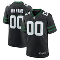New York Jets Nike Legacy Black Alternate Custom Game Jersey