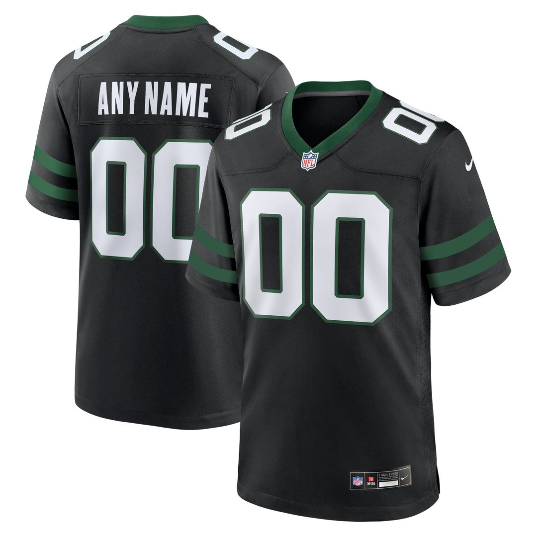New York Jets Nike Legacy White Custom Game Jersey