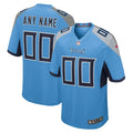 Tennessee Titans Nike Light Blue Alternate Custom Game Jersey