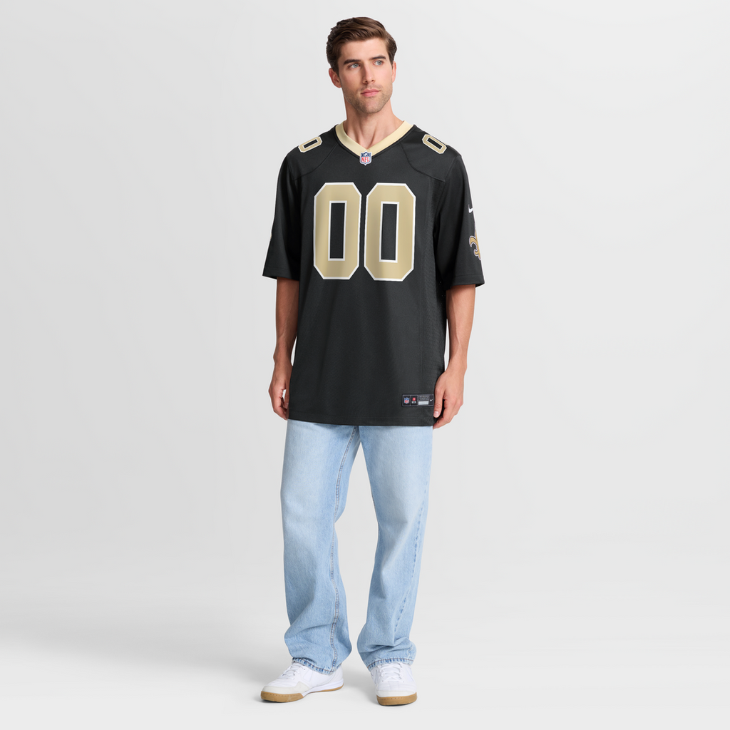 New Orleans Saints Nike White Alternate Custom Game Jersey