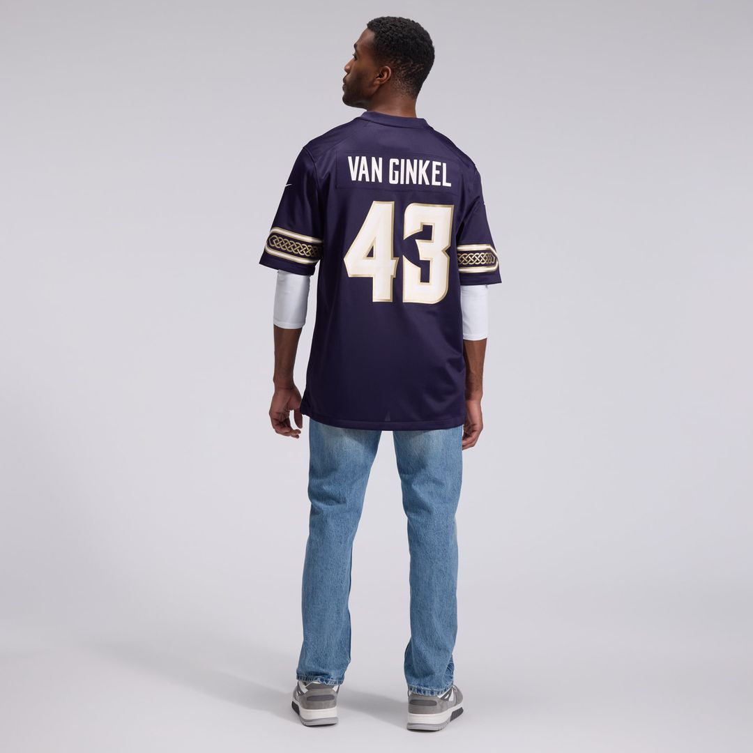 Minnesota Vikings Andrew Van Ginkel Nike Purple 2026 Rivalries Collection Game Jersey