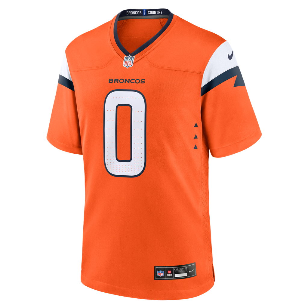 Denver Broncos Jonathon Cooper Nike Orange Team Game Jersey
