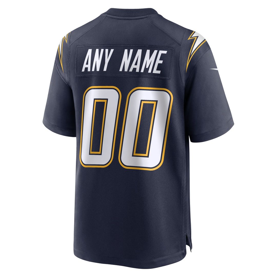 Los Angeles Chargers Nike Powder Blue Custom Game Jersey