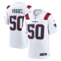 New England Patriots Mike Vrabel Nike White Retired Player Game Jersey