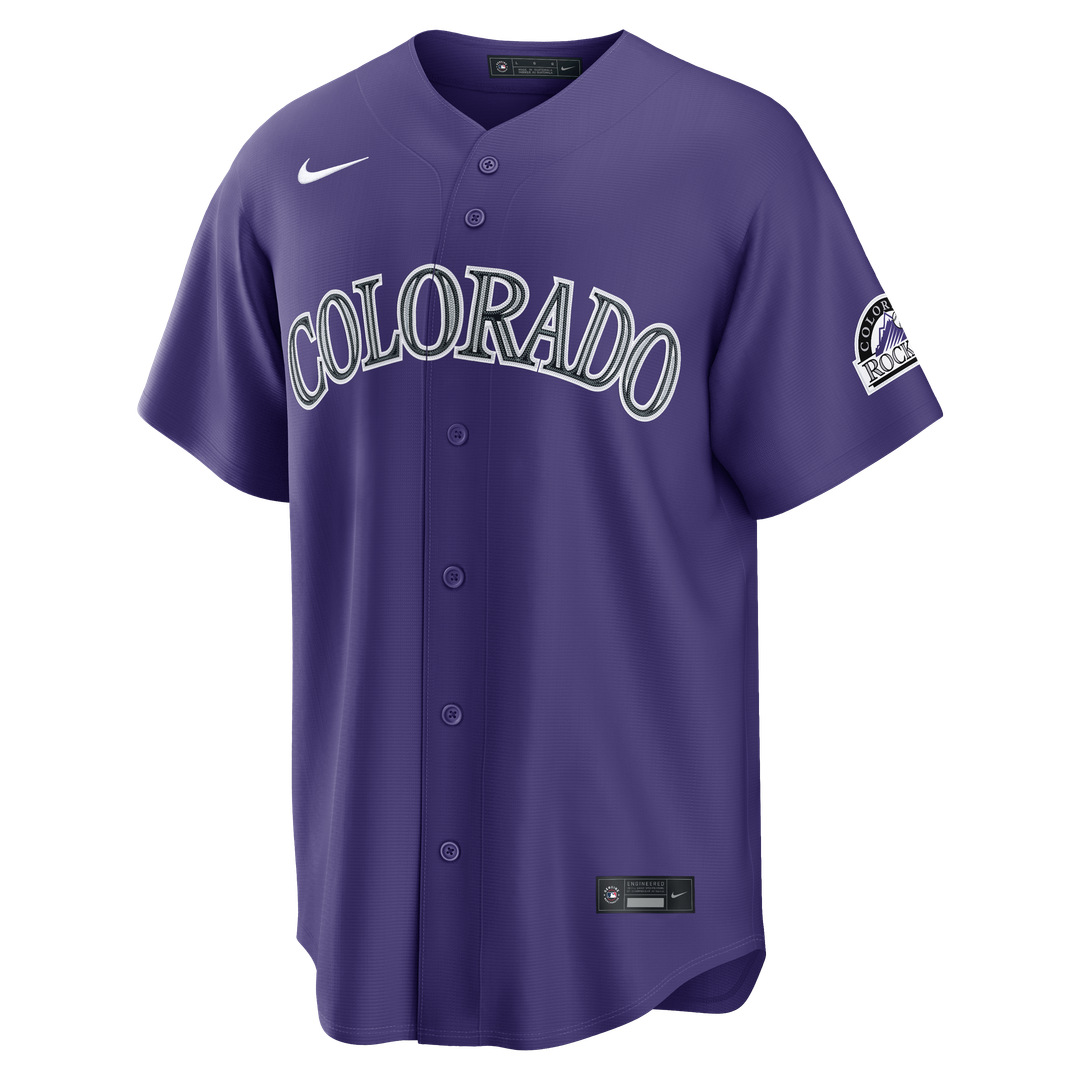 Colorado Rockies Nike Purple Alternate Stadium Jersey