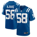 Indianapolis Colts Austin Ajiake Nike Royal Game Jersey