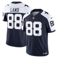 Dallas Cowboys CeeDee Lamb Nike Navy Alternate Vapor F.U.S.E. Stitched Limited Jersey