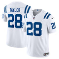 Indianapolis Colts Jonathan Taylor Nike White Vapor F.U.S.E. Stitched Limited Jersey