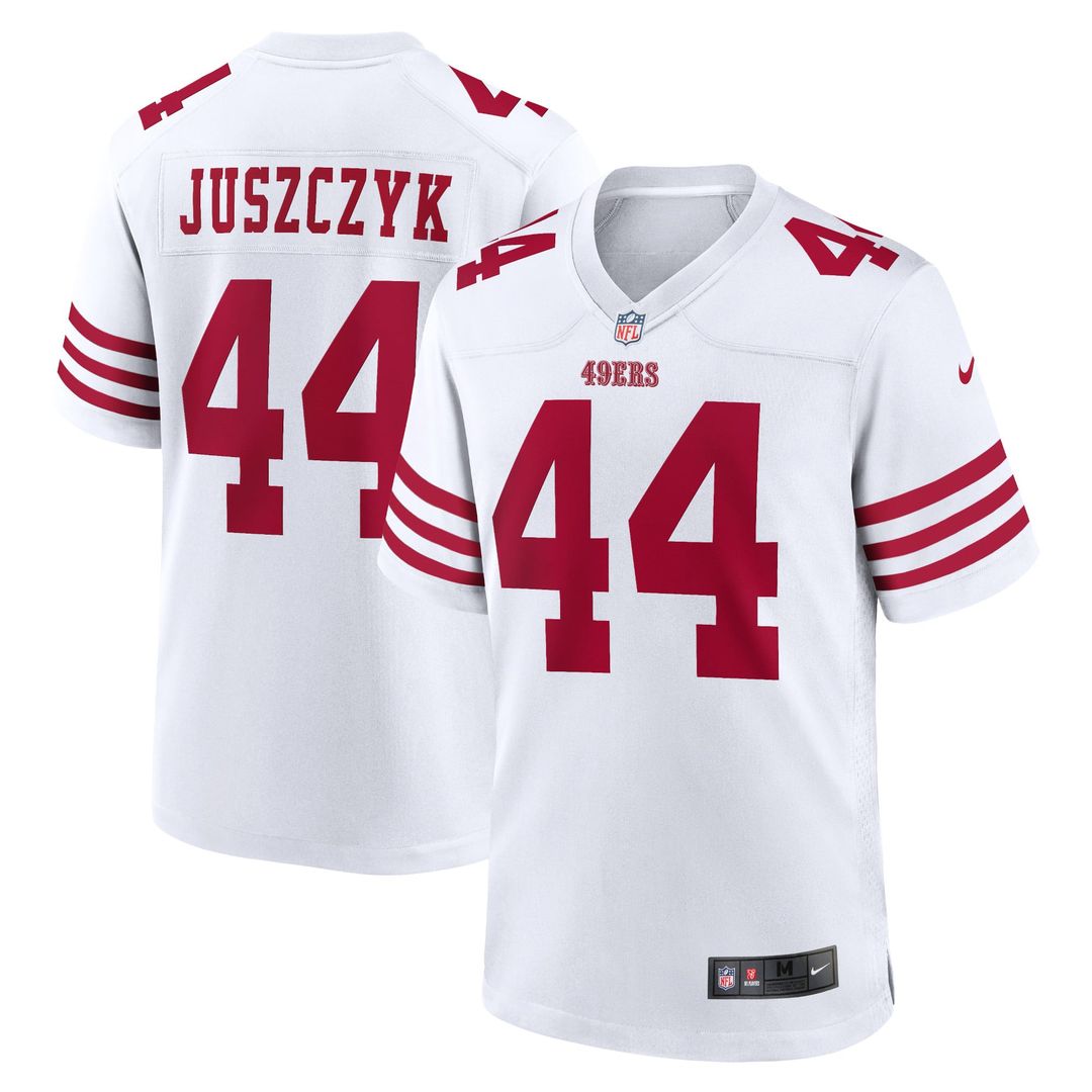 San Francisco 49ers Kyle Juszczyk Nike White Player Game Jersey