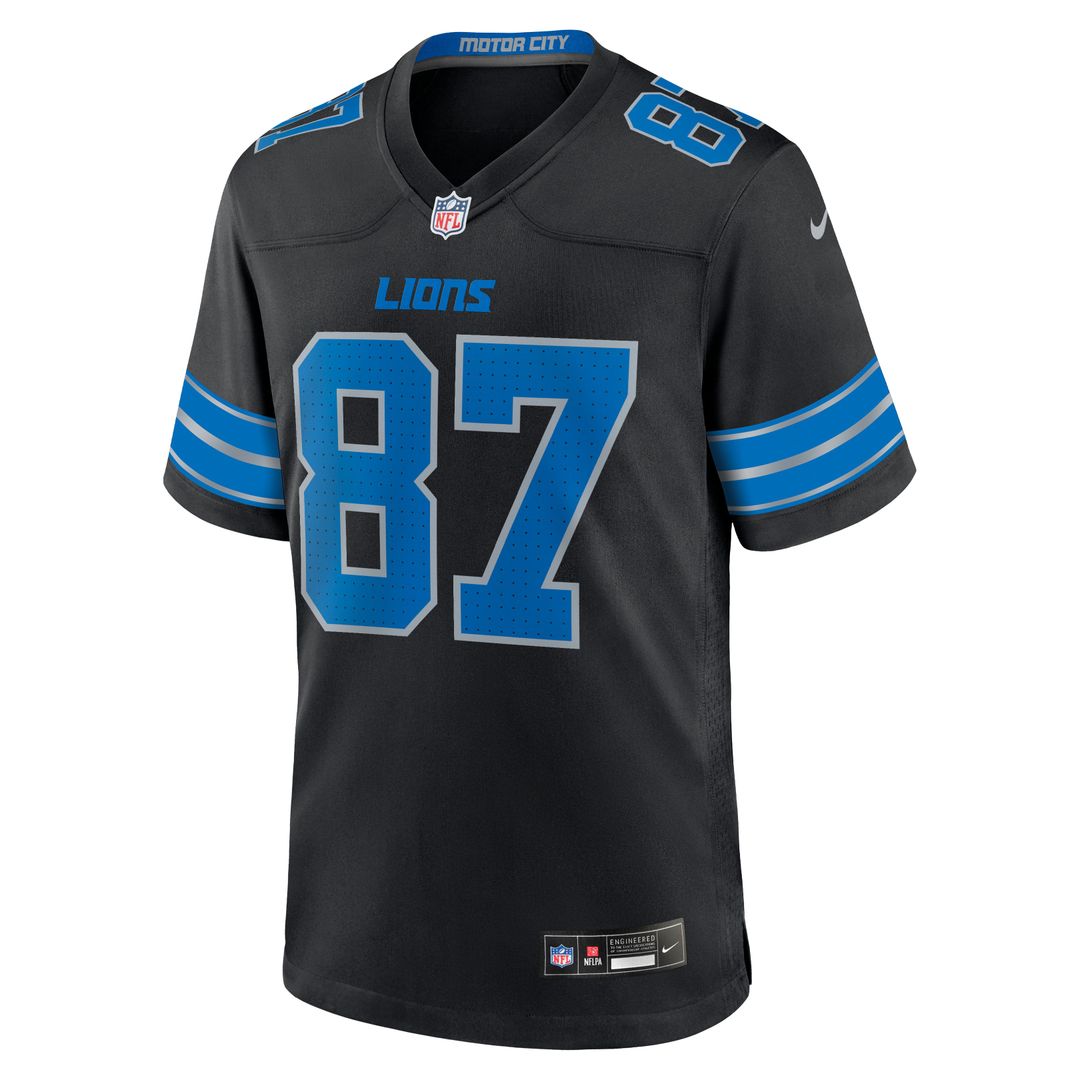 Detroit Lions Sam LaPorta Nike Blue Game Jersey