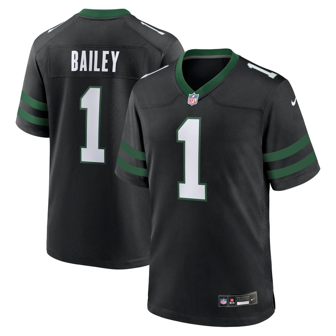 New York Jets David Bailey Nike Green Team Game Jersey