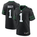 New York Jets David Bailey Nike Legacy Black Alternate Game Player Jersey