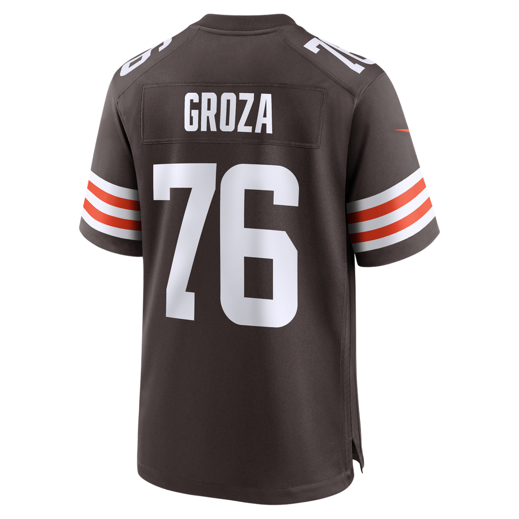 Cleveland Browns Lou Groza Nike Brown Game Retired Player Jersey