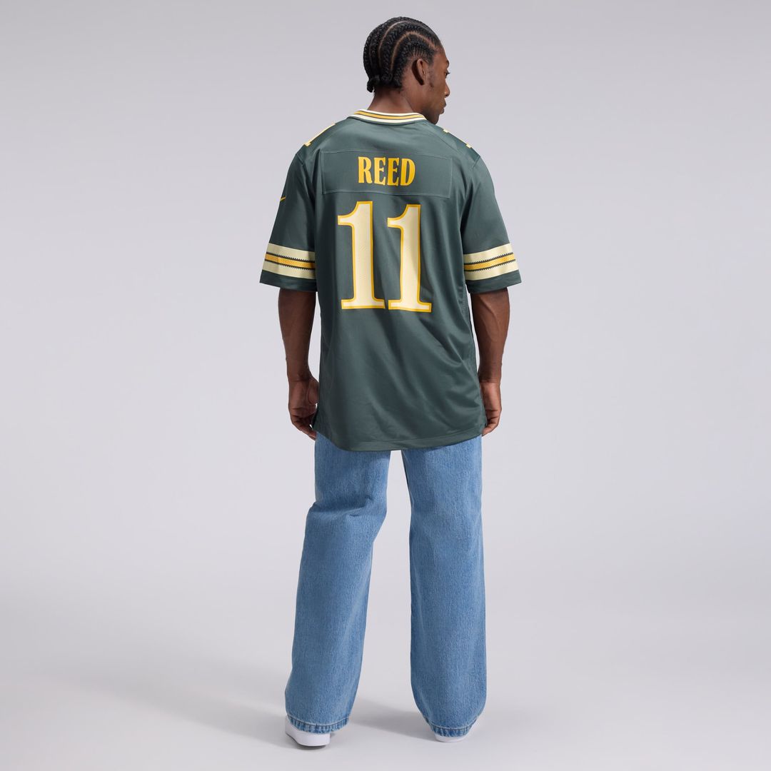Green Bay Packers Jayden Reed Nike Green 2026 Rivalries Collection Game Jersey