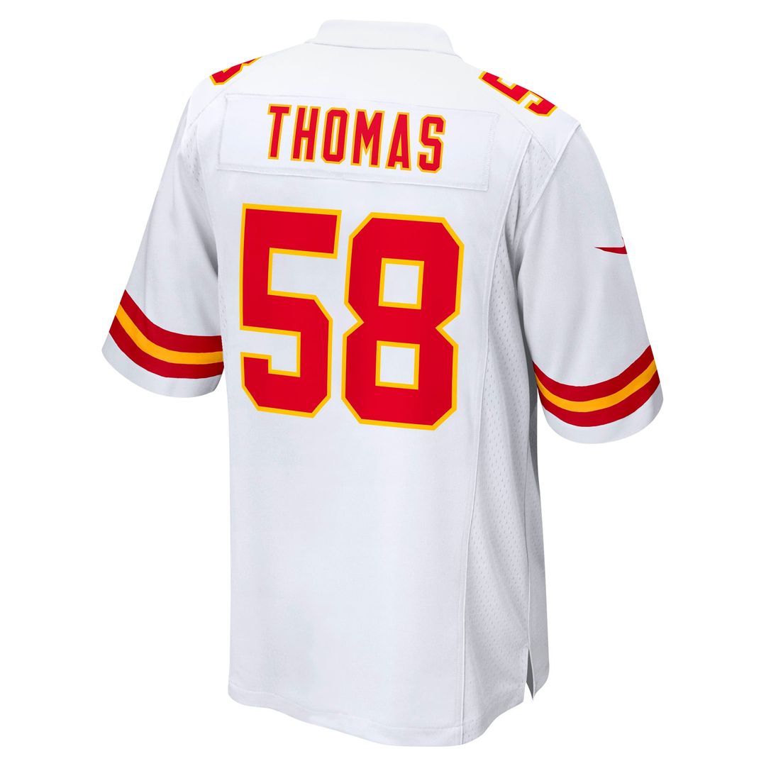 Kansas City Chiefs Derrick Thomas Nike White Retired Player Game Jersey