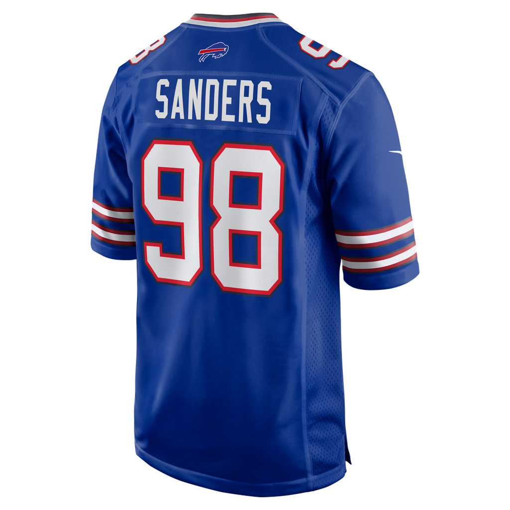 Buffalo Bills T.J. Sanders Nike Royal Team Game Jersey