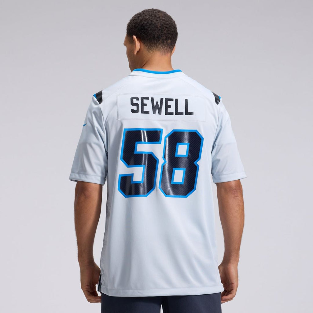 Detroit Lions Penei Sewell Nike Silver 2026 Rivalries Collection Game Jersey