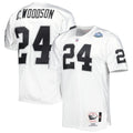 Las Vegas Raiders 2002 Charles Woodson Mitchell & Ness White Authentic Throwback Retired Player Jersey