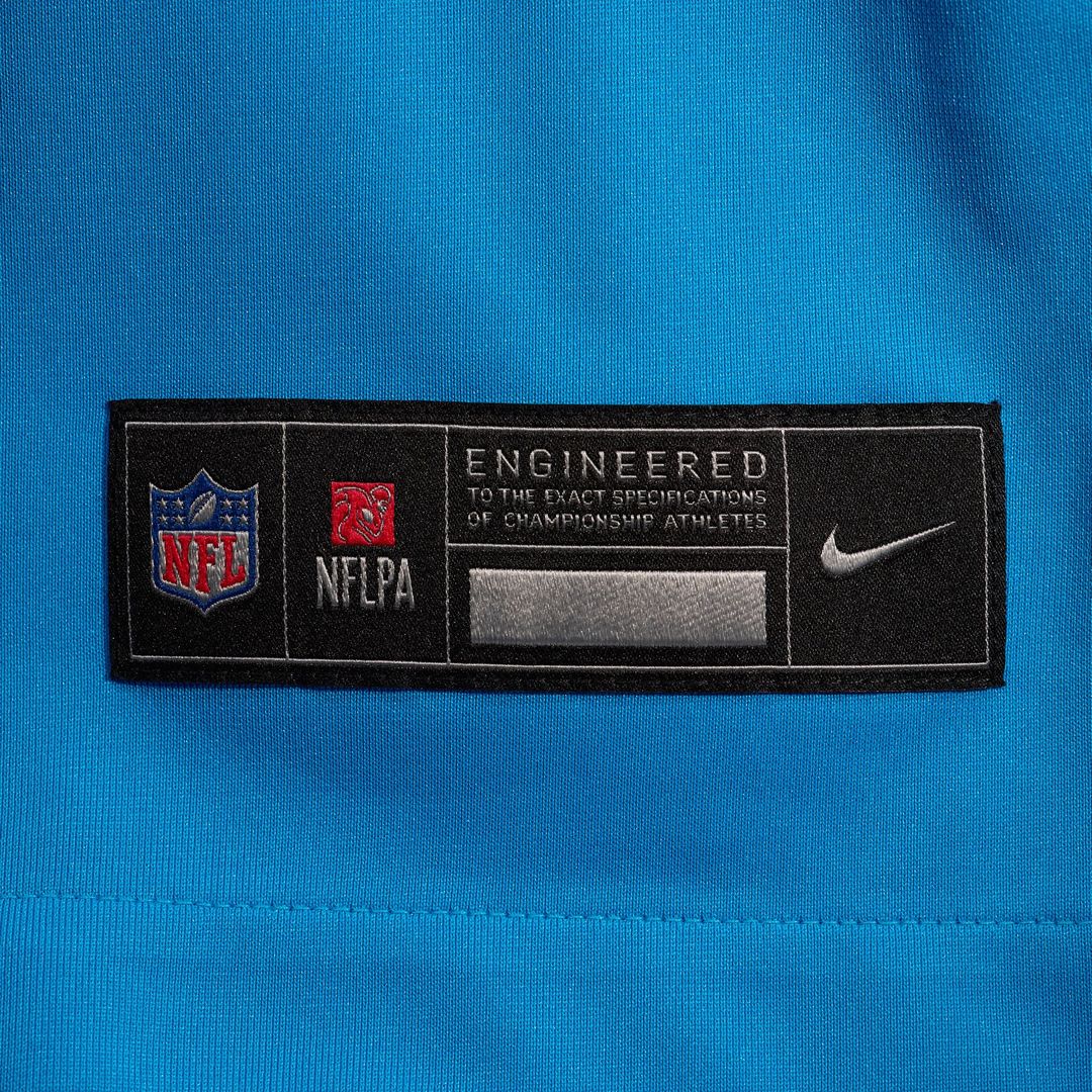 Carolina Panthers Nike Black Custom Game Jersey