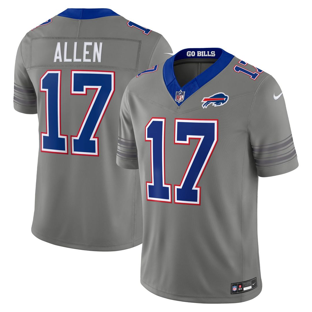 Buffalo Bills Josh Allen Nike Red Alternate Vapor F.U.S.E. Stitched Limited Jersey