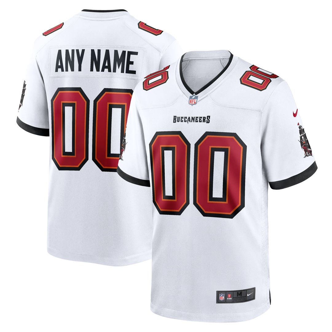 Tampa Bay Buccaneers Nike Pewter Alternate Custom Game Jersey