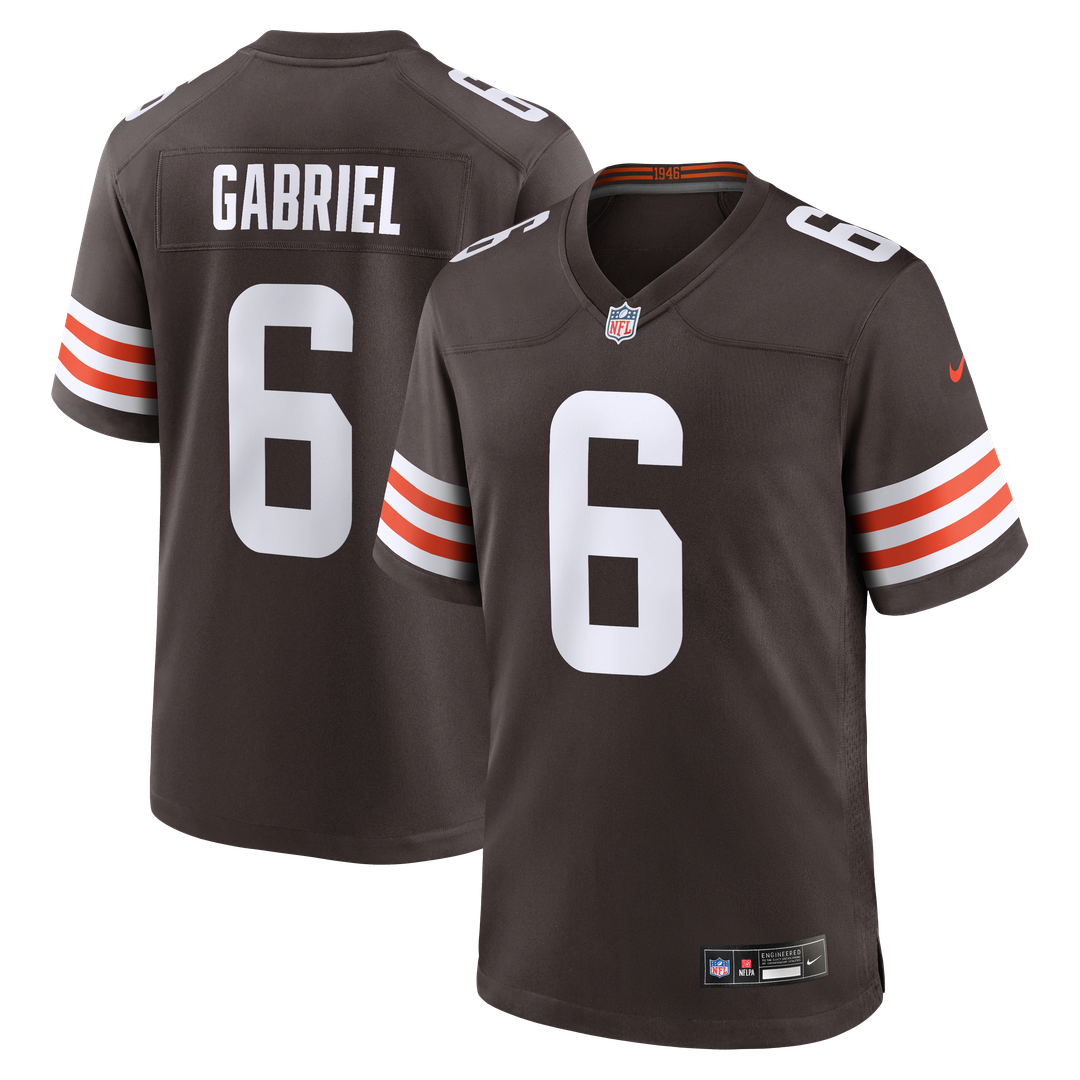 Cleveland Browns Dillon Gabriel Nike Brown Team Game Jersey