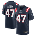 New England Patriots Julian Ashby Nike Navy Team Game Jersey