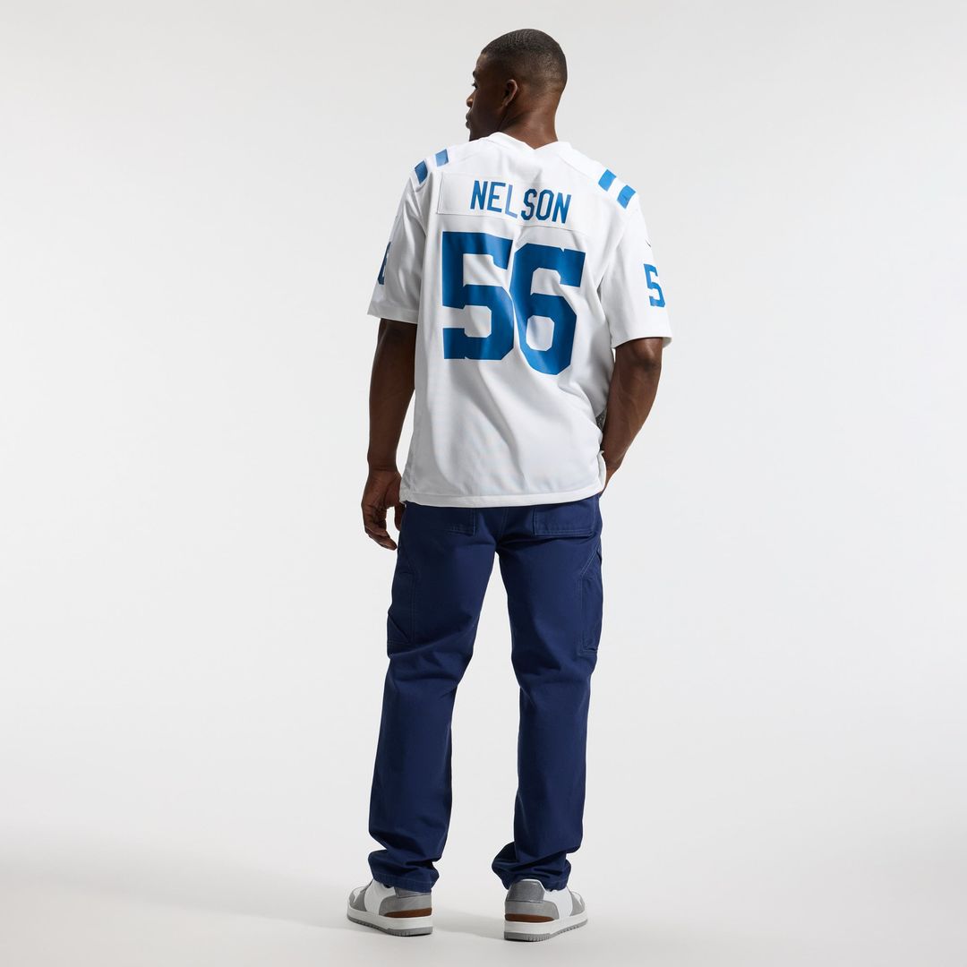Indianapolis Colts Quenton Nelson Nike White Game Player Jersey