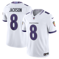 Baltimore Ravens Lamar Jackson Nike White Vapor F.U.S.E. Stitched Limited Jersey