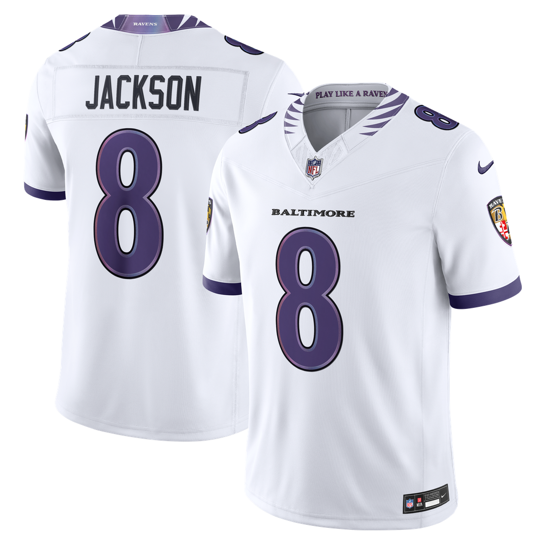 Baltimore Ravens Lamar Jackson Nike Black Alternate Alternate Vapor F.U.S.E. Stitched Limited Jersey