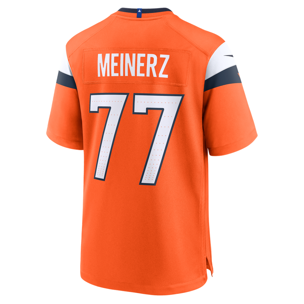 Denver Broncos Quinn Meinerz Nike Orange Team Game Jersey