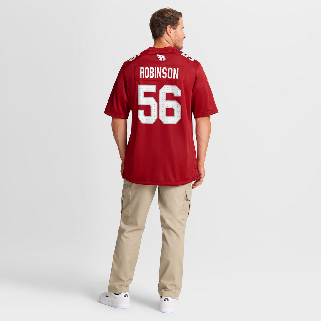 Arizona Cardinals Darius Robinson Nike Cardinal Player Game Jersey