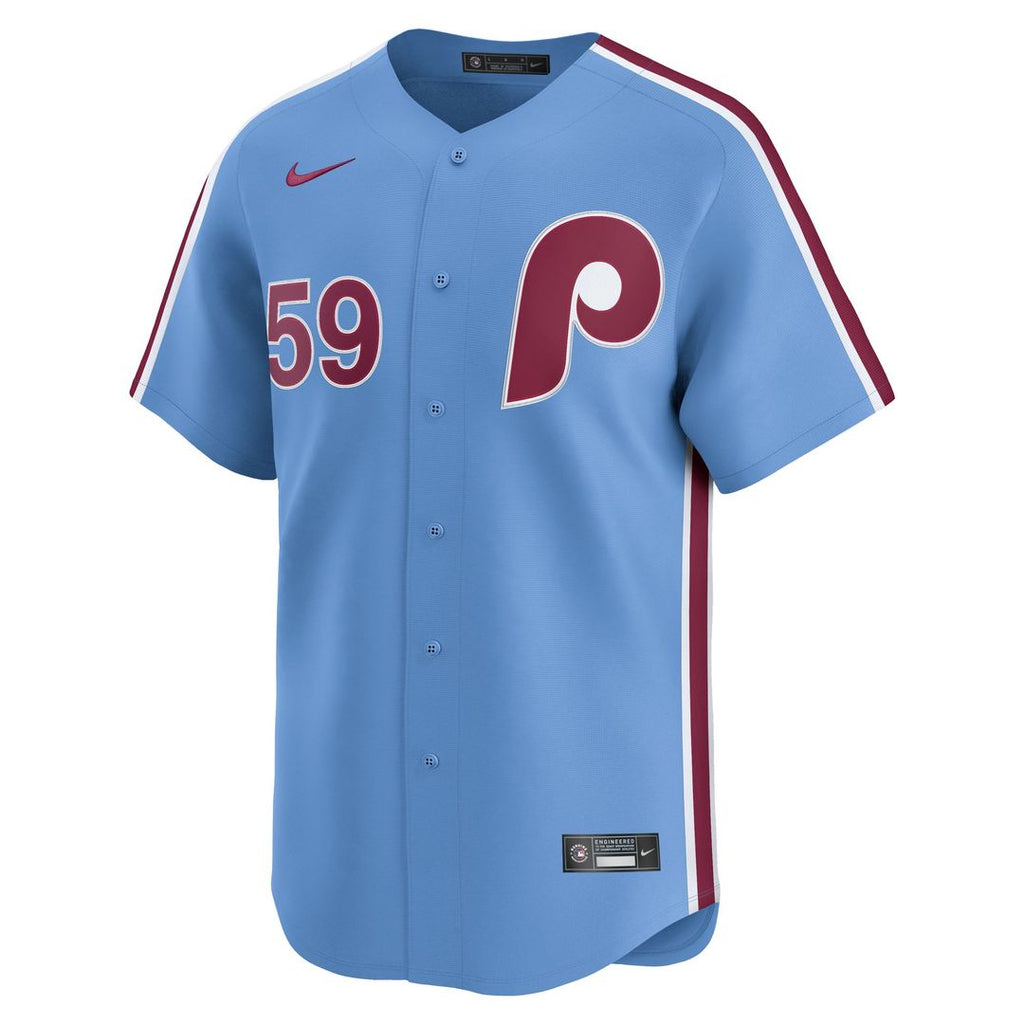 Philadelphia Phillies Jhoan Duran Nike Light Blue Alternate Limited Player Jersey