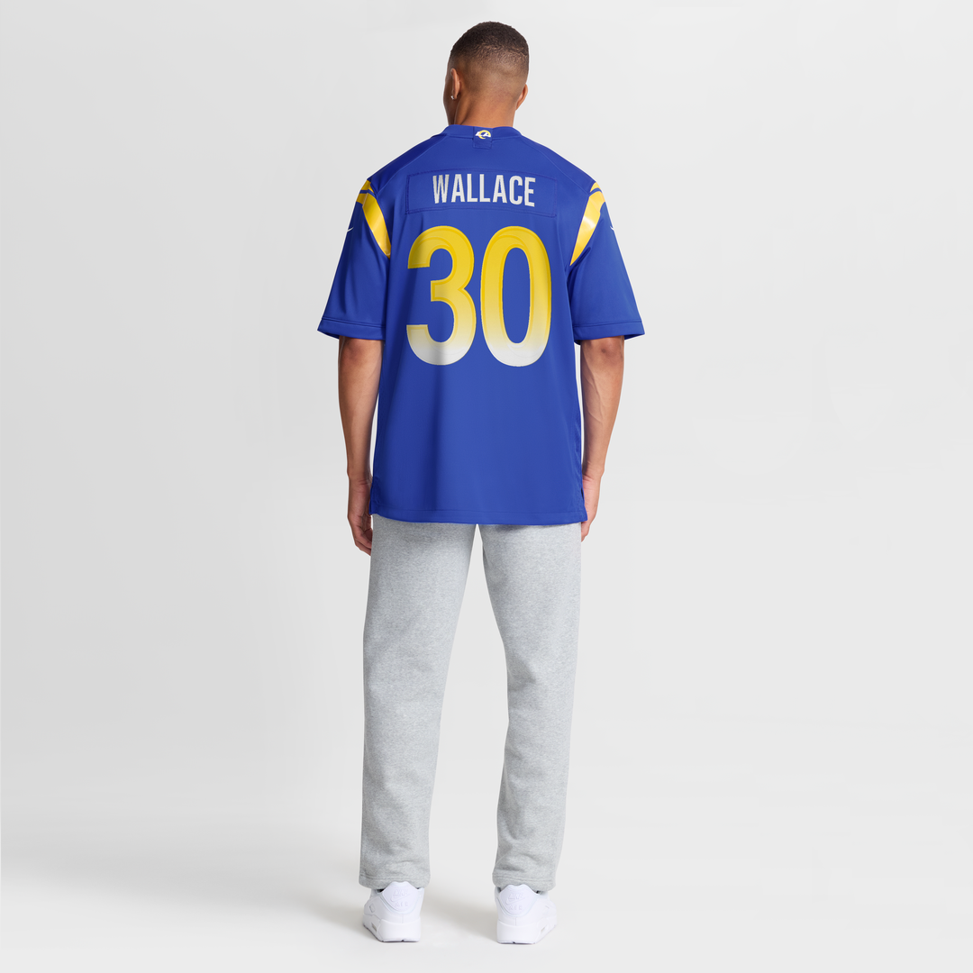 Los Angeles Rams Josh Wallace Nike Royal Game Jersey