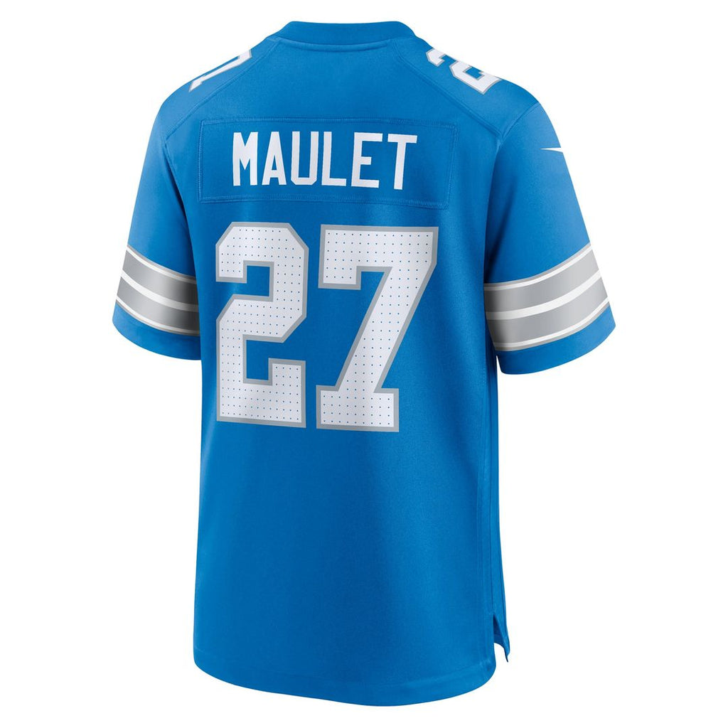 Detroit Lions Arthur Maulet Nike Blue Team Game Jersey