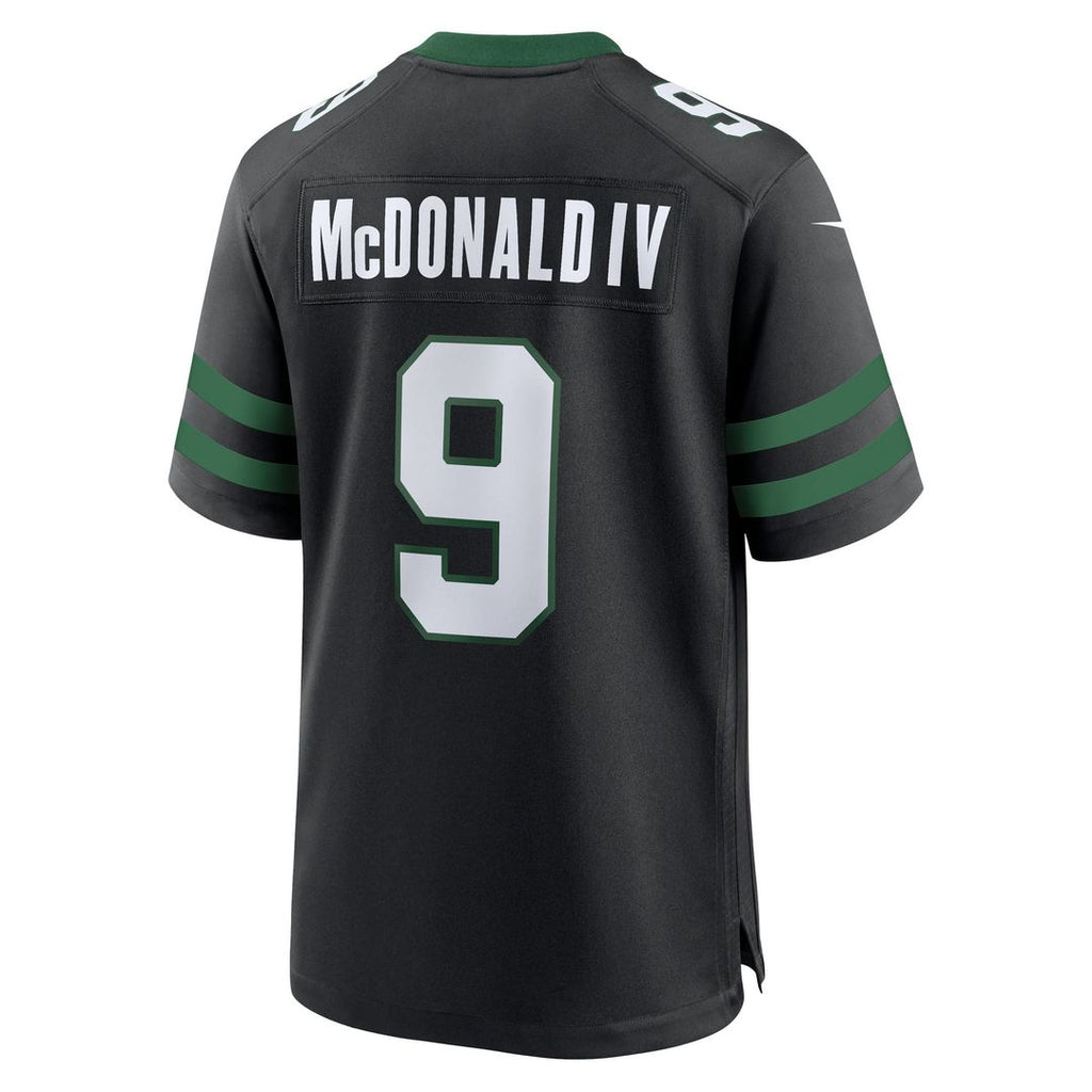 New York Jets Will McDonald IV Nike Legacy Green Team Game Jersey