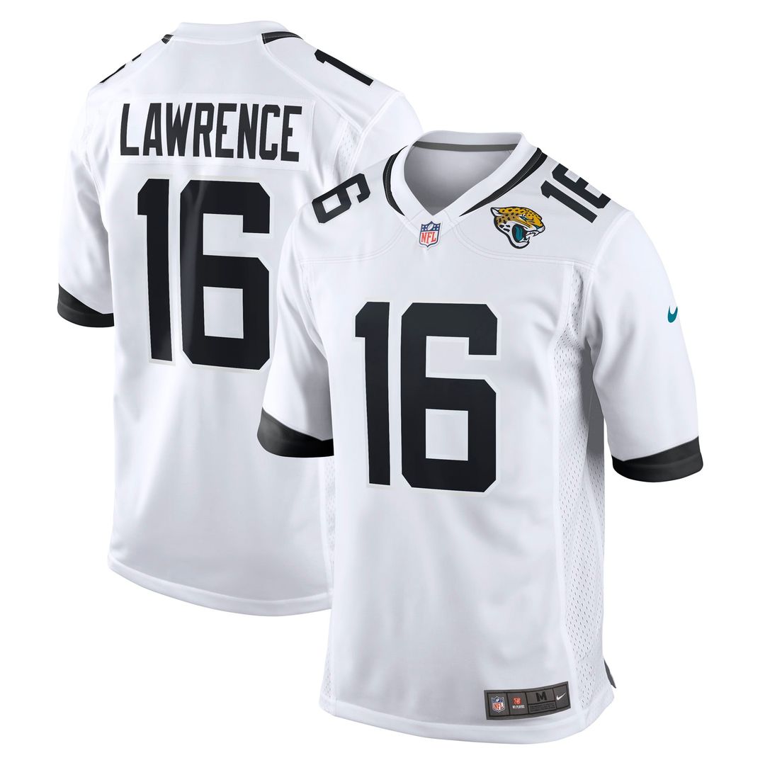 Jacksonville Jaguars Trevor Lawrence Nike Black Alternate Game Jersey