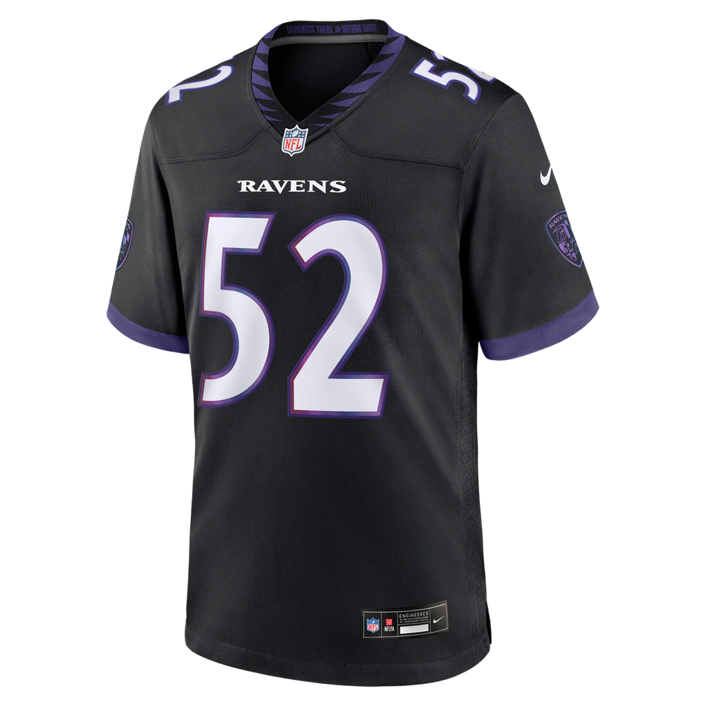 Baltimore Ravens Ray Lewis Nike Black Alternate Retired Player Game Jersey
