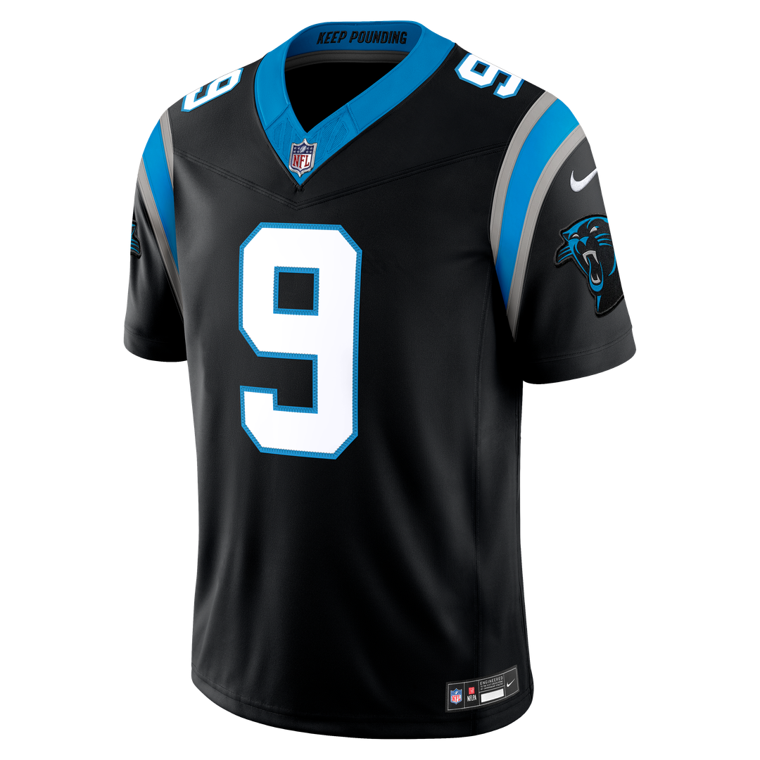 Carolina Panthers Bryce Young Nike Blue Alternate Vapor F.U.S.E. Stitched Limited Jersey