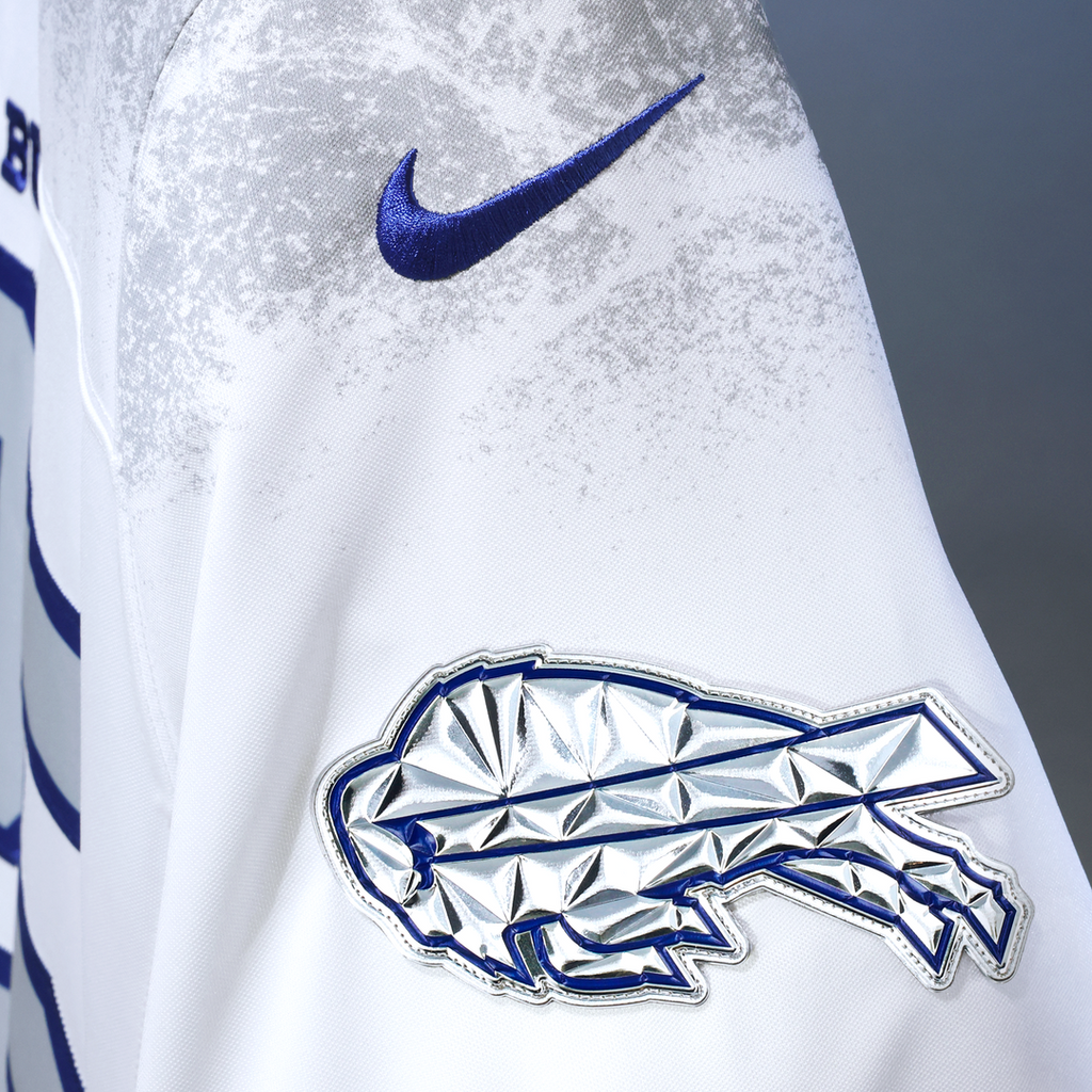Buffalo Bills Josh Allen Nike White Rivalries Collection Stitched Limited Jersey