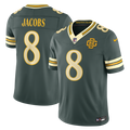 Green Bay Packers Josh Jacobs Nike Green 2026 Rivalries Collection Stitched Limited Jersey